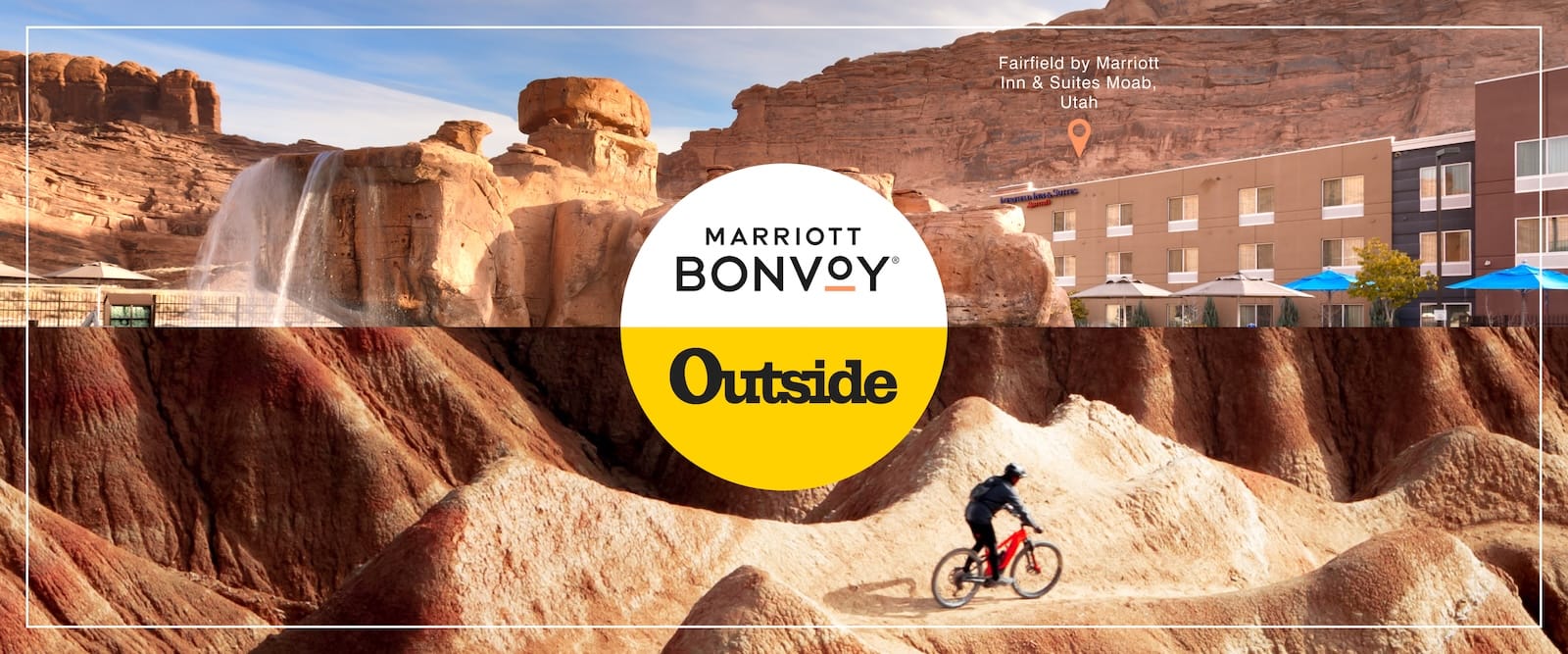 Expand Your World. Marriott Bonvoy® | Outside logo lockup.