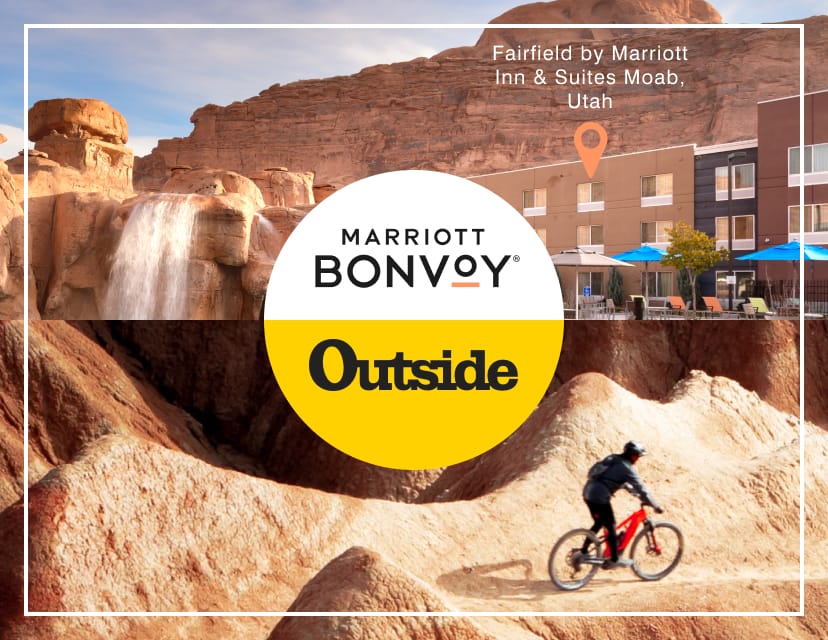 Expand Your World. Marriott Bonvoy® | Outside logo lockup.